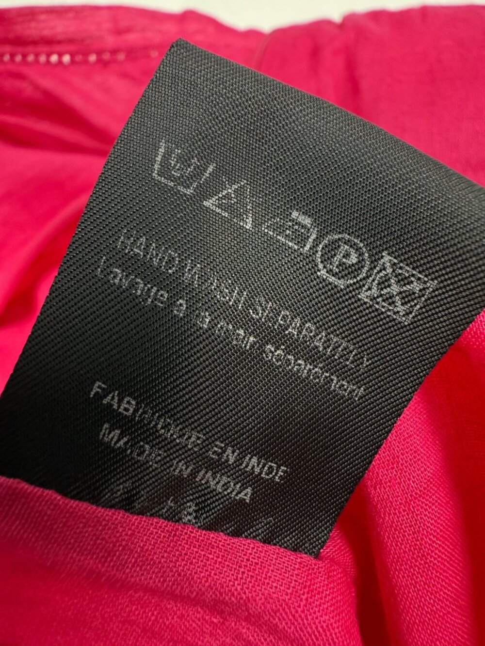 ISABEL MARANT 100% Cotton Fuchsia Bubble Gum Pink Pleatedβ Midi Skirt Size 1 - Picture 9 of 11